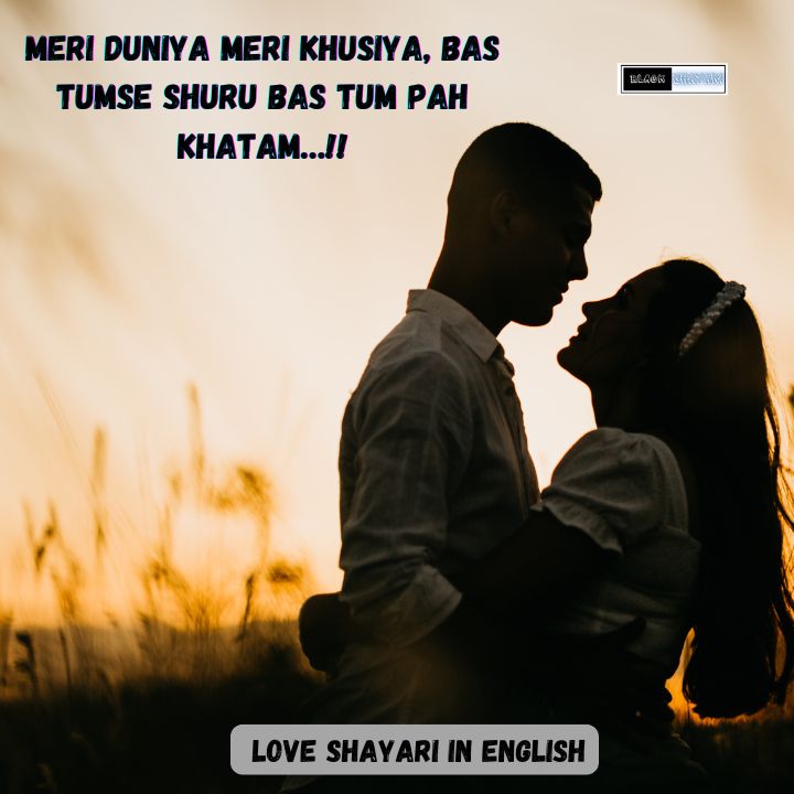 LOVE SHAYARI IN ENGLISH