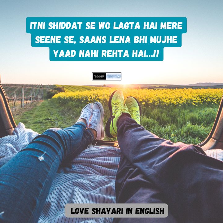 LOVE SHAYARI IN ENGLISH